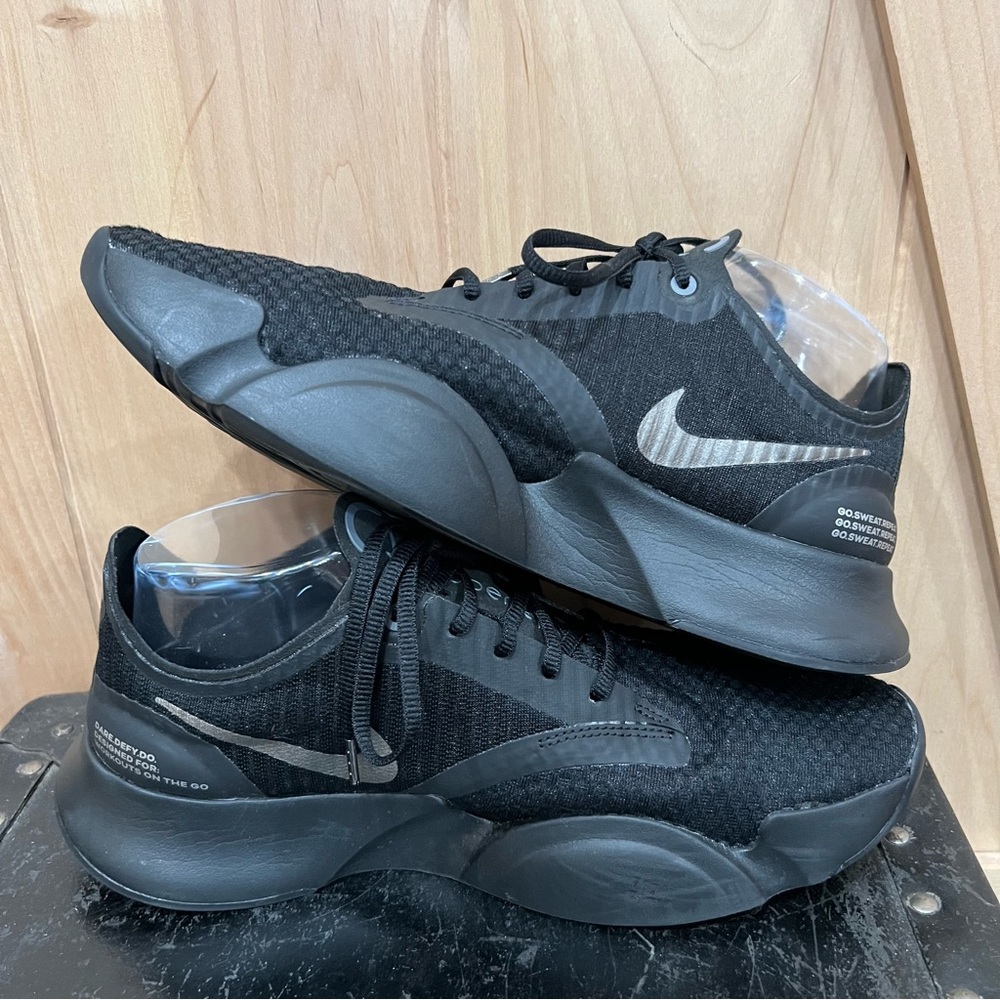 Nike Training SuperRep Go Size 8.5 Black Iron Grey Mens Sneakers Shoes - Picture 10 of 16